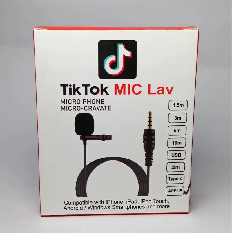 I phone 1.5 Meter Wired Collar Mic