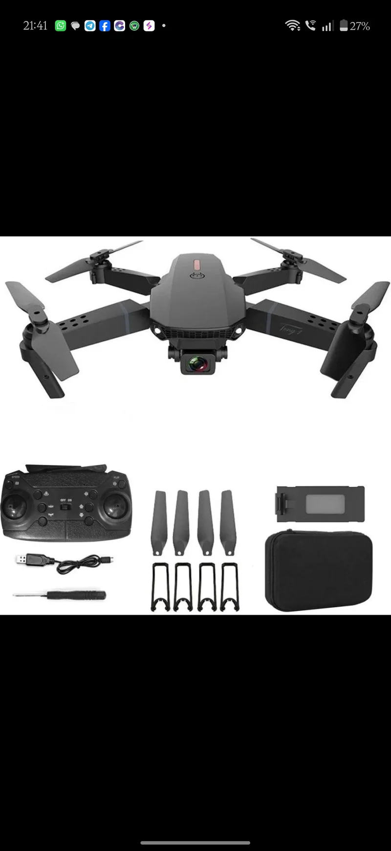 E88 PRO DRONE (DUBBLE BATTERY)