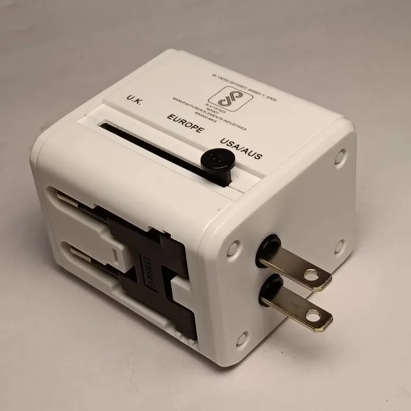 All In 1 Universal 2 Usb Travel Adaptor