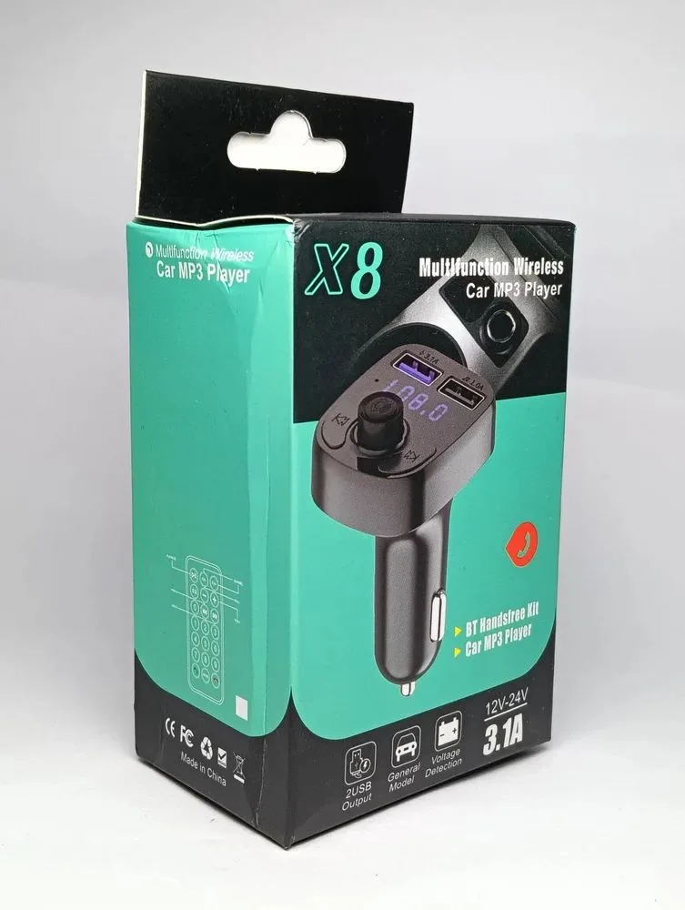 Bluetooth Car Charger with Mp3 Player X8