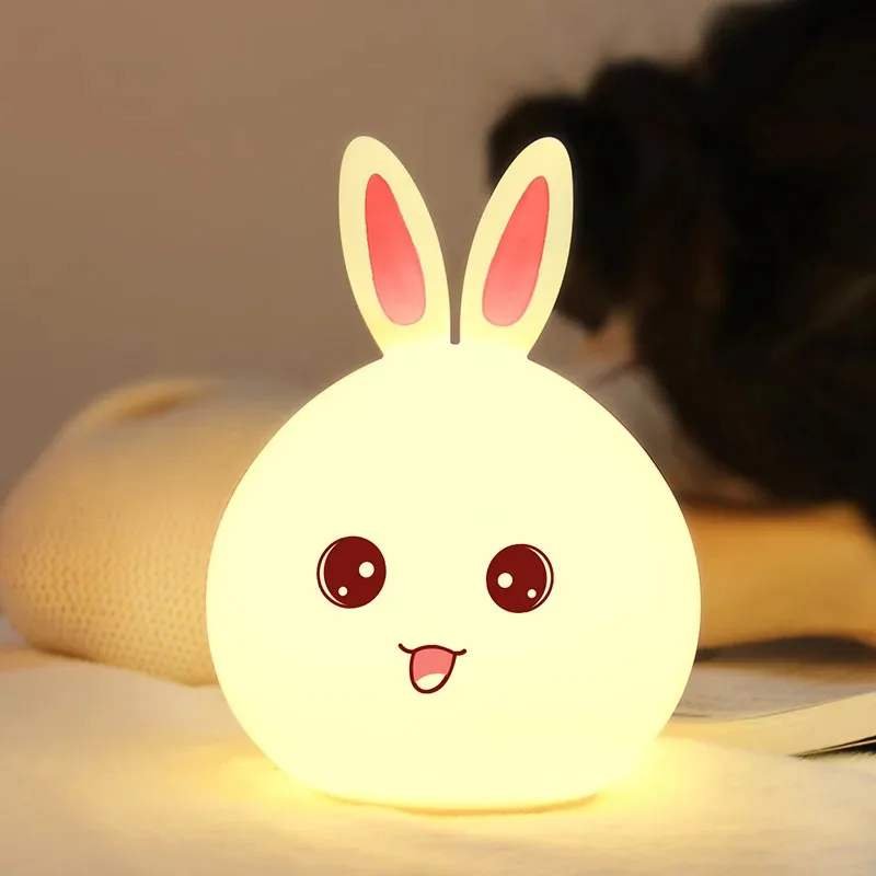 Silicone Kitty Light Lamp