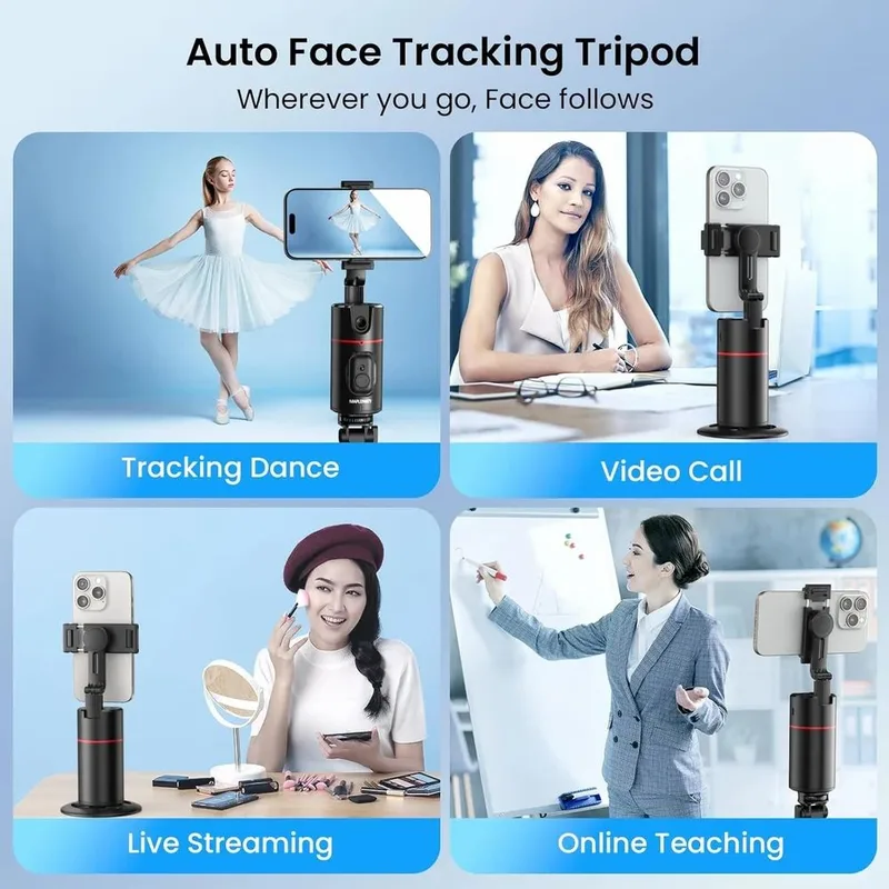 P02 Selfie Stick Tripod Desktop Gimbal