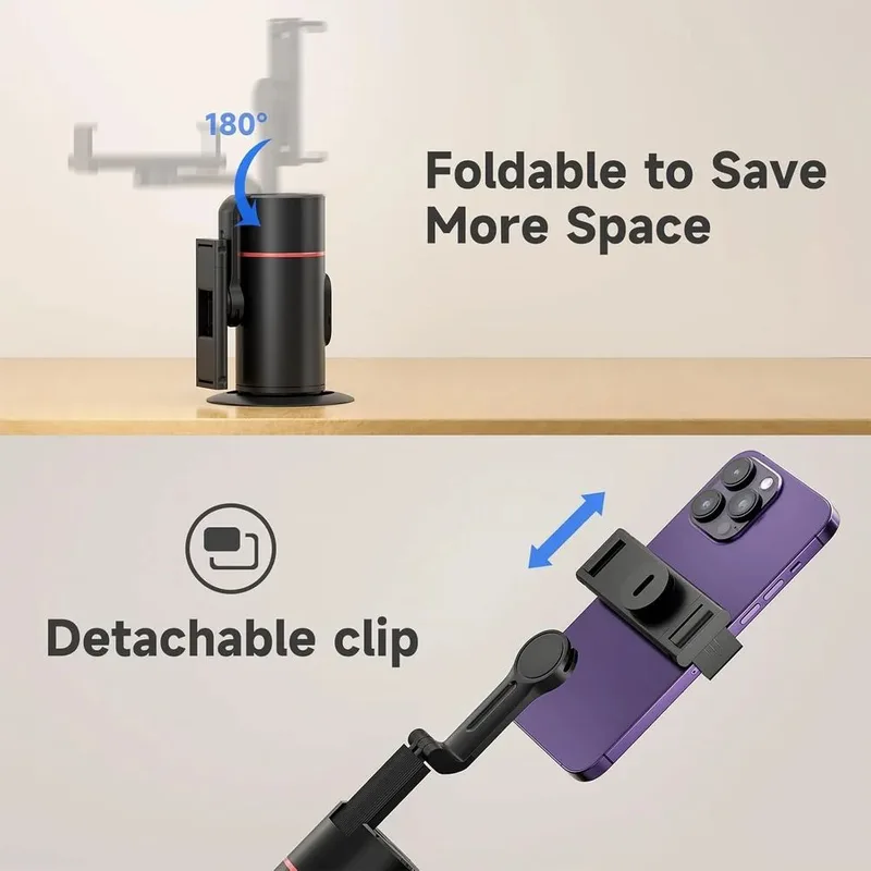 P02 Selfie Stick Tripod Desktop Gimbal