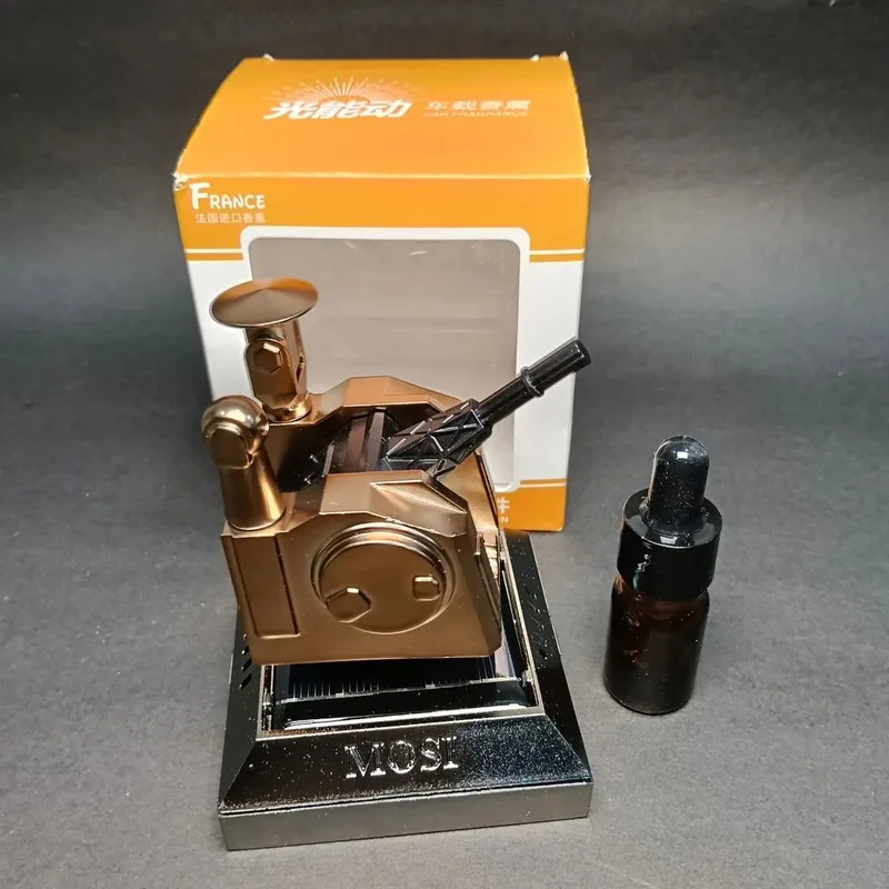 Tank Solar Car Air Freshener