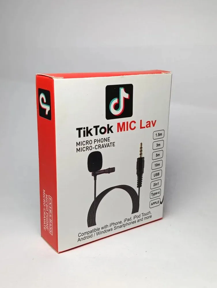 I phone 1.5 Meter Wired Collar Mic