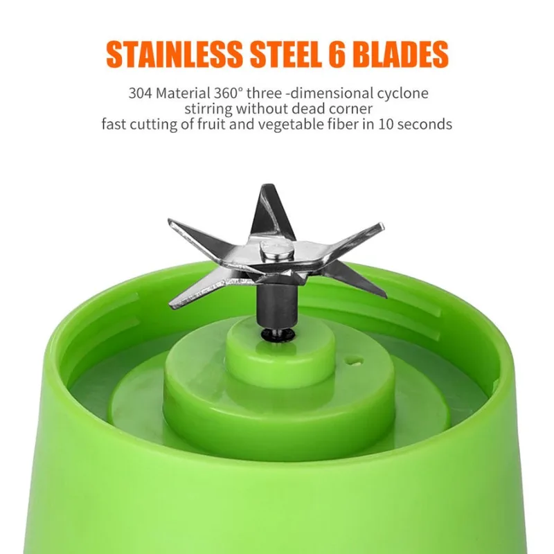 6 Blade USB Rechargeable Juicer