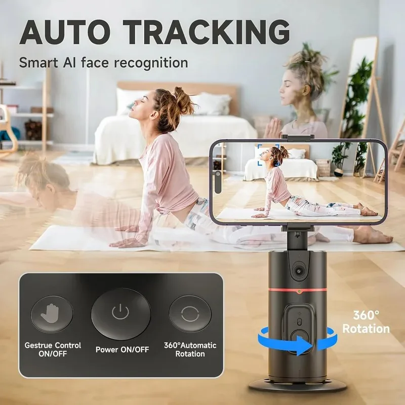 P02 Selfie Stick Tripod Desktop Gimbal