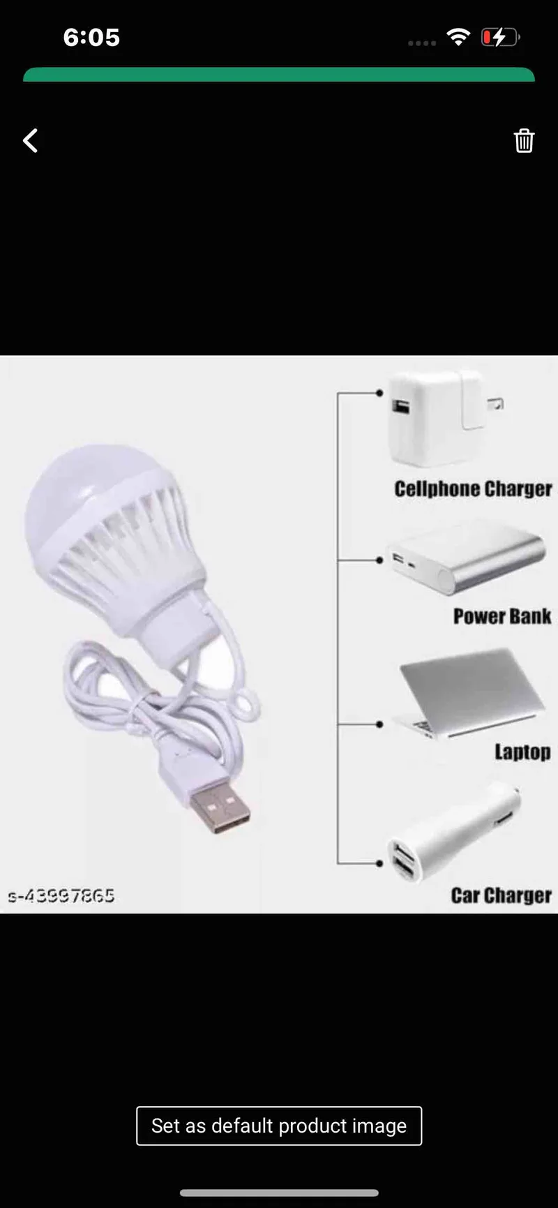 YASH USB BULB