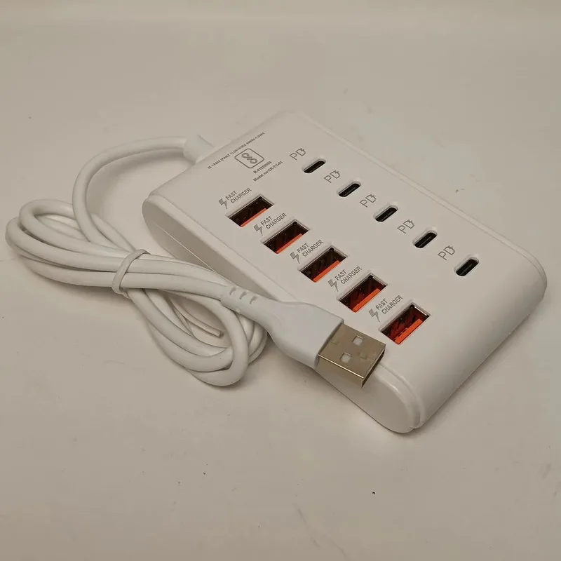 Multi Port Usb And Type C Charging power strip