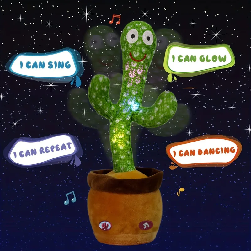 Cactus Voice Repeat Toy