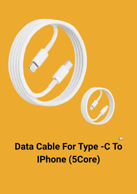 Data Cable For Type -C To lighting (5Core)