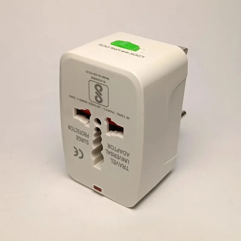 International Travel Adapter All In One Square