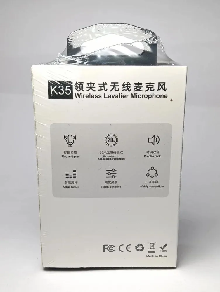 K35 Wireless Mic 2 in 1