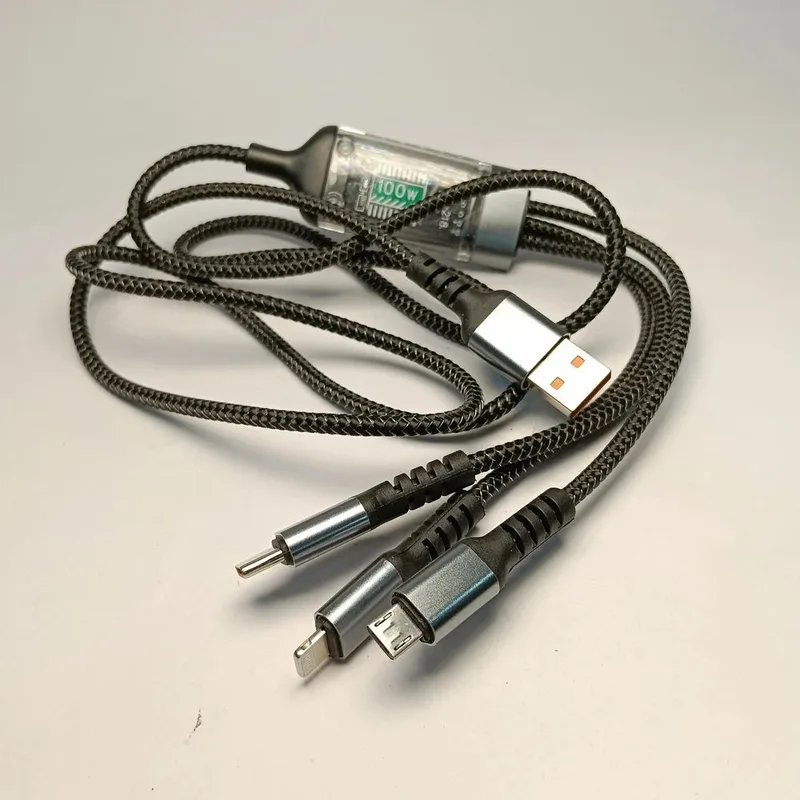 3 In 1 Usb Data Charging Cables