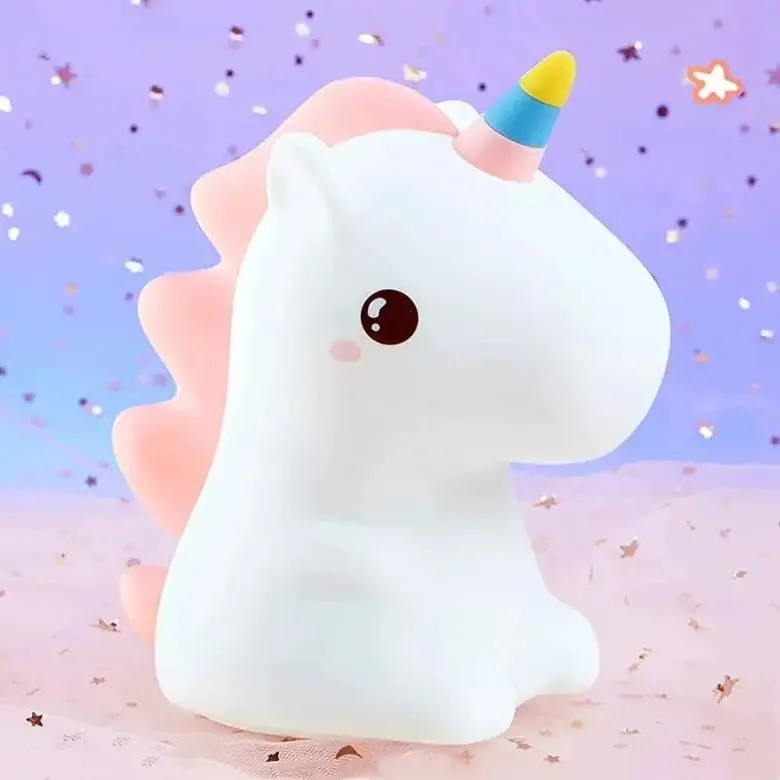 Silicone Unicorn Night Lamp