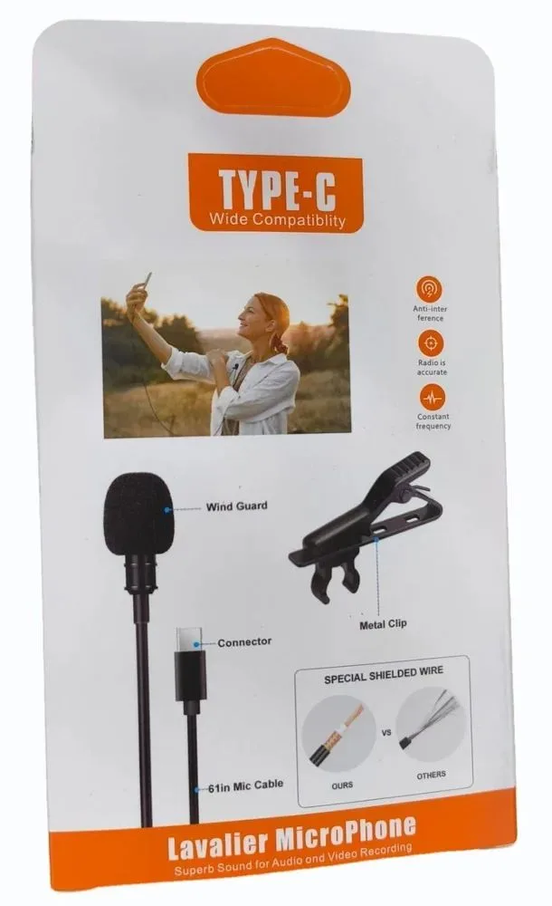 Lavalier Type C color Mic