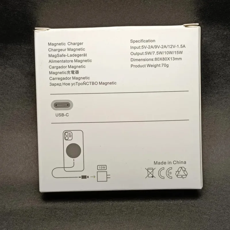 Mobile Wireless Charger Type C