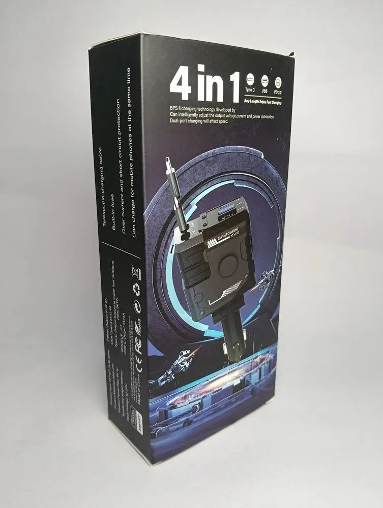 4 In 1 Car Mobile Charger