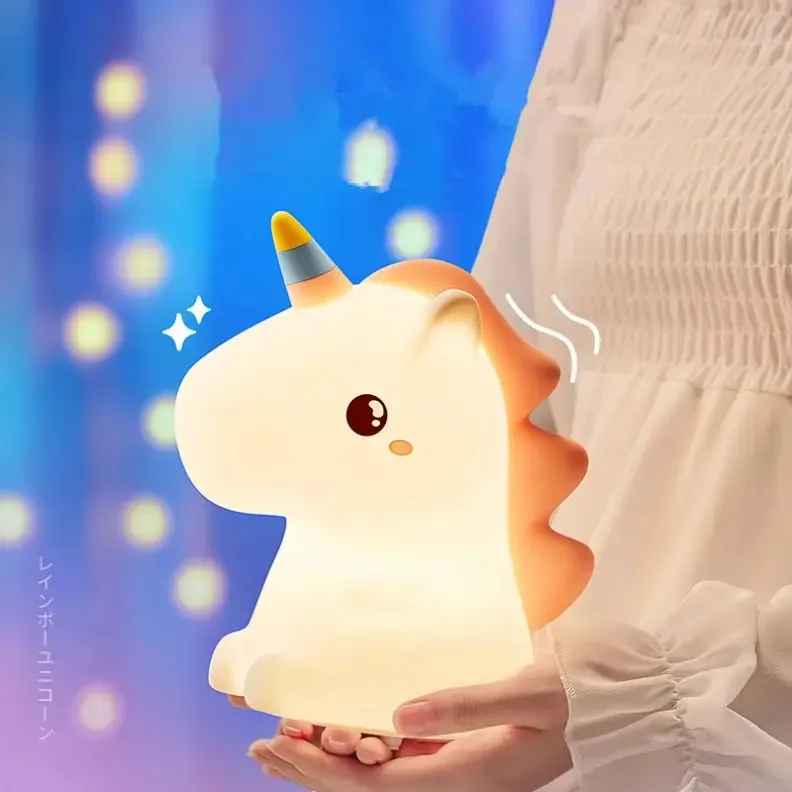 Silicone Unicorn Night Lamp