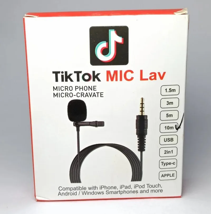 10 Meter Wired Collar Mic