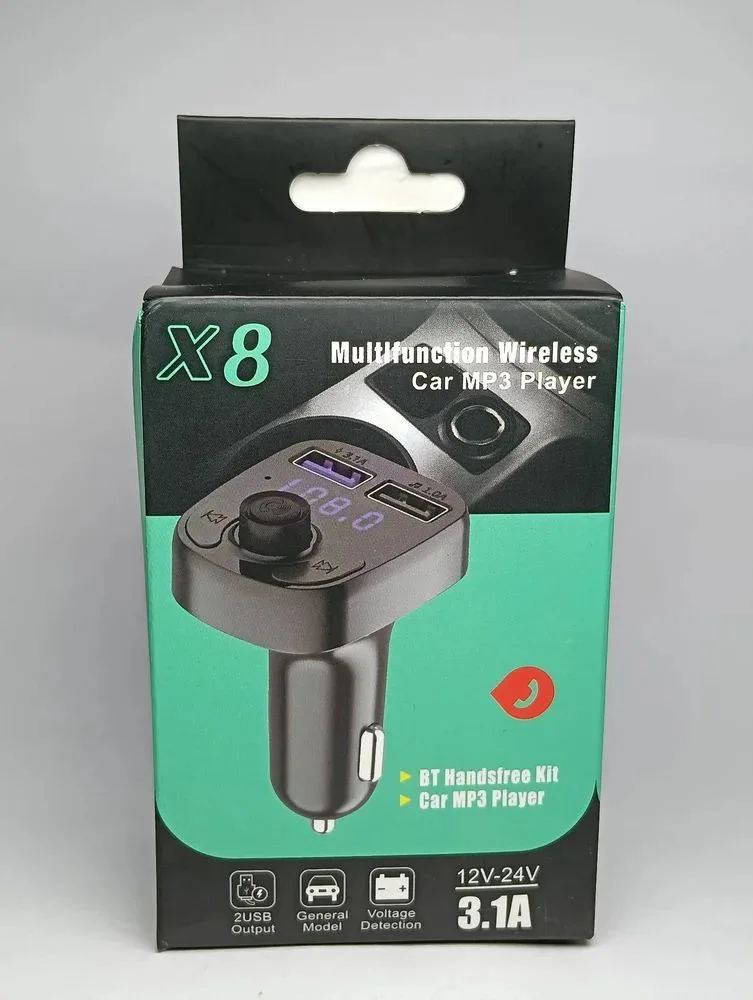 Bluetooth Car Charger with Mp3 Player X8