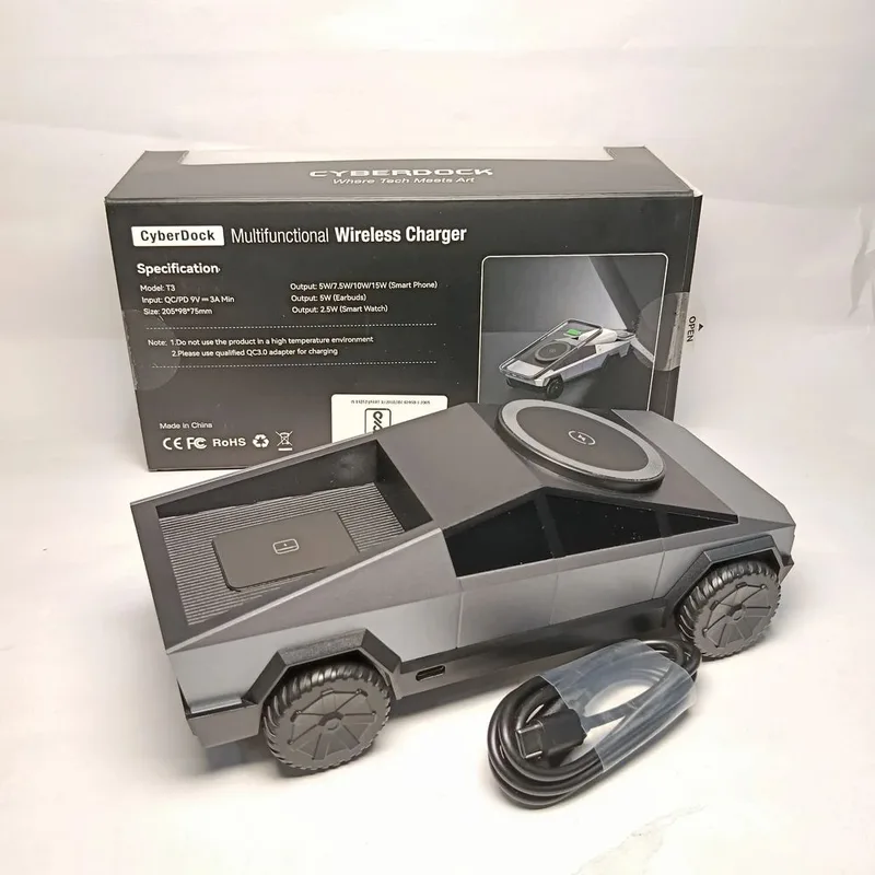 Cyberdock Wireless Charger Multifunctional