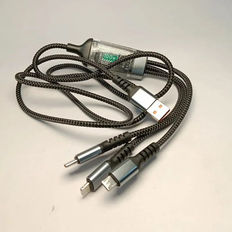 3 In 1 Usb Data Charging Cables