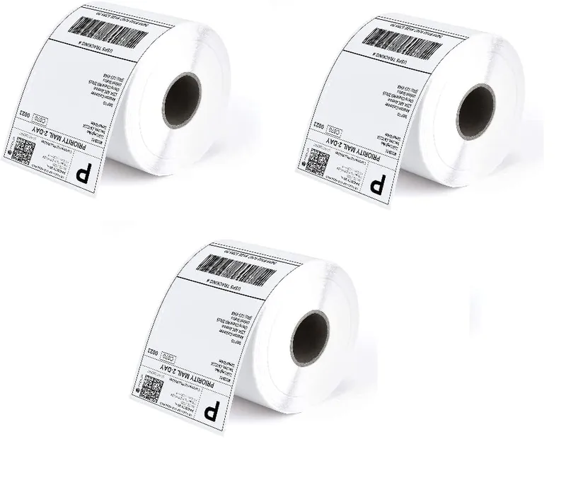 4" X 6" SELF ADHESIVE THERMAL PRINTER PAPER ROLL