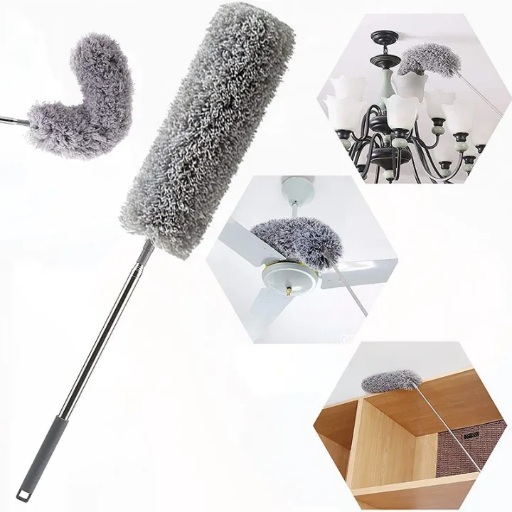 Microfiber Feather Duster(Cleaning High Ceiling Fans,Window Blinds, Furniture)