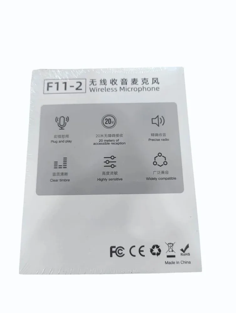 F11 2 Wireless Microphone