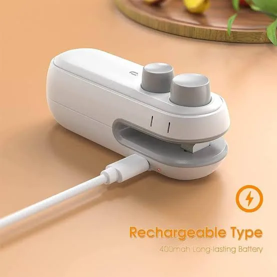 Rechargable 2in1 Handy Sealer (Imported)