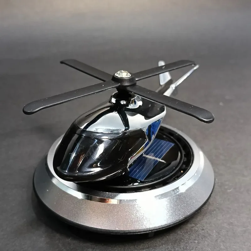 Metal Solar Helicopter Car Air Freshener