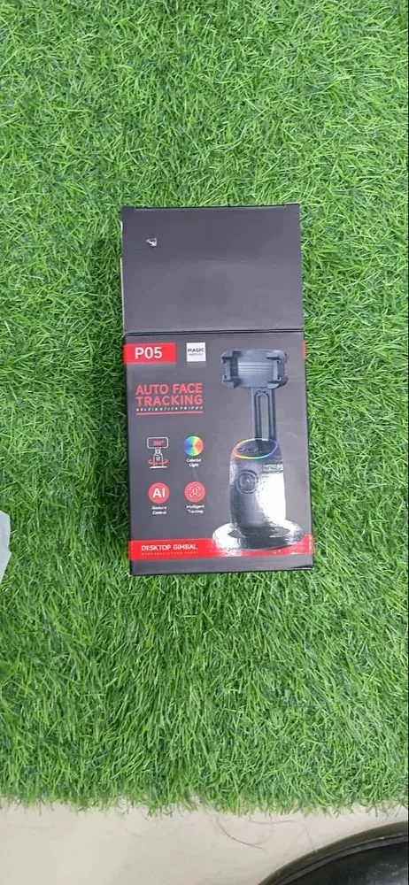 P05 FACE TRACKING GIMBLE WITH RGB LIGHT(AUTO FACE DETECTION)