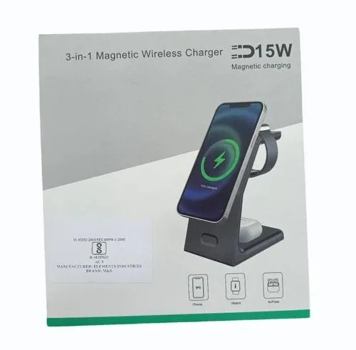 3 IN 1 MAGNETIC WIRELESS CHARGER
