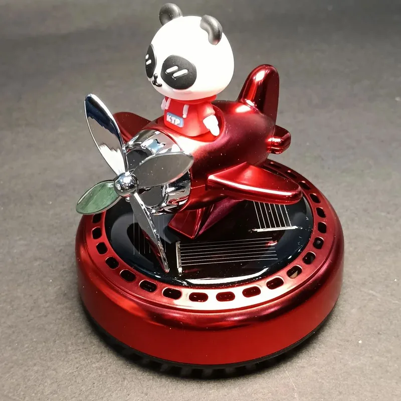 Panda Solar Car Air Freshener