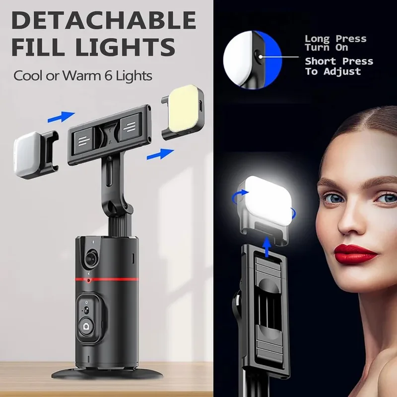 P02 Selfie Stick Tripod Desktop Gimbal