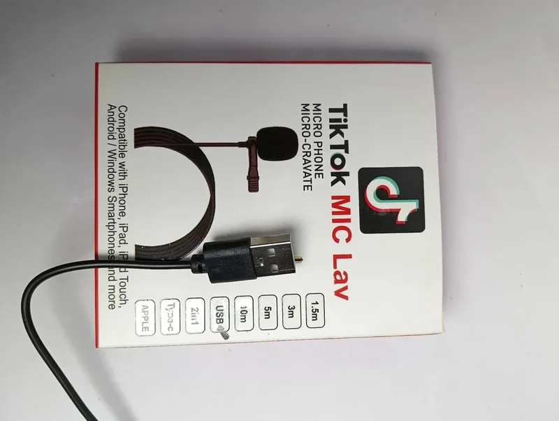 USB 1.5 Meter Wired Collar Mic