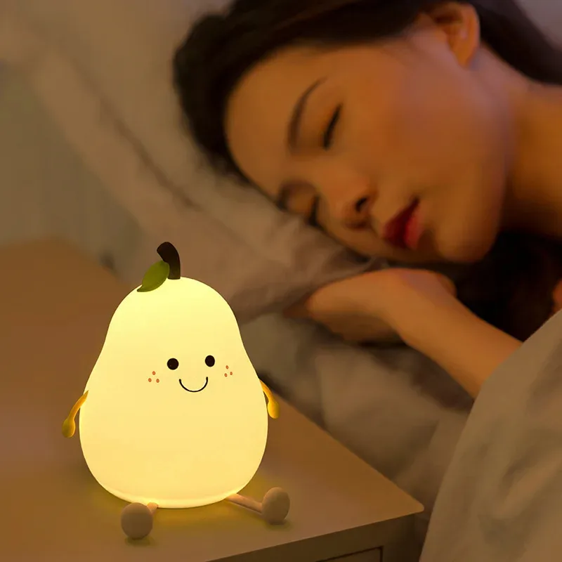 Pear Silicone Night Lamp