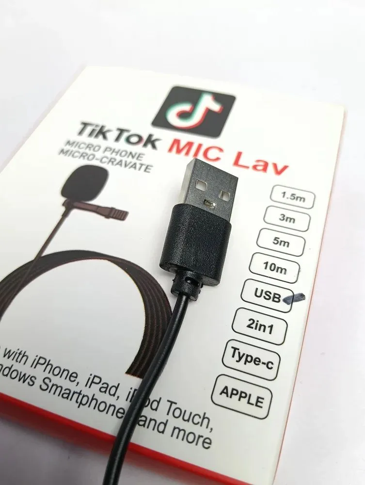 USB 1.5 Meter Wired Collar Mic