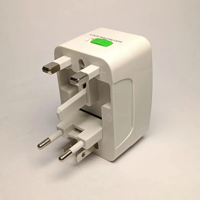 International Travel Adapter All In One Square