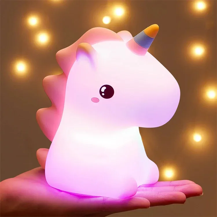 Silicone Unicorn Night Lamp