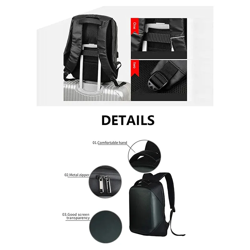 LED Display Backpack, Digital Screen