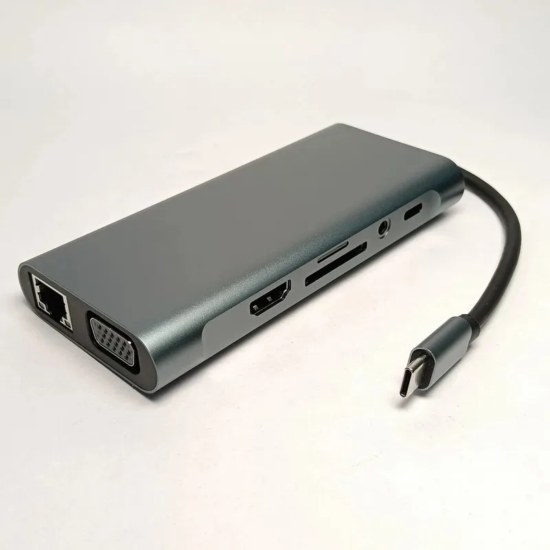 Type C to HDMI 11 in 1 Adapter